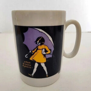 Morton Salt 1968 graphics cup mug EXC unused